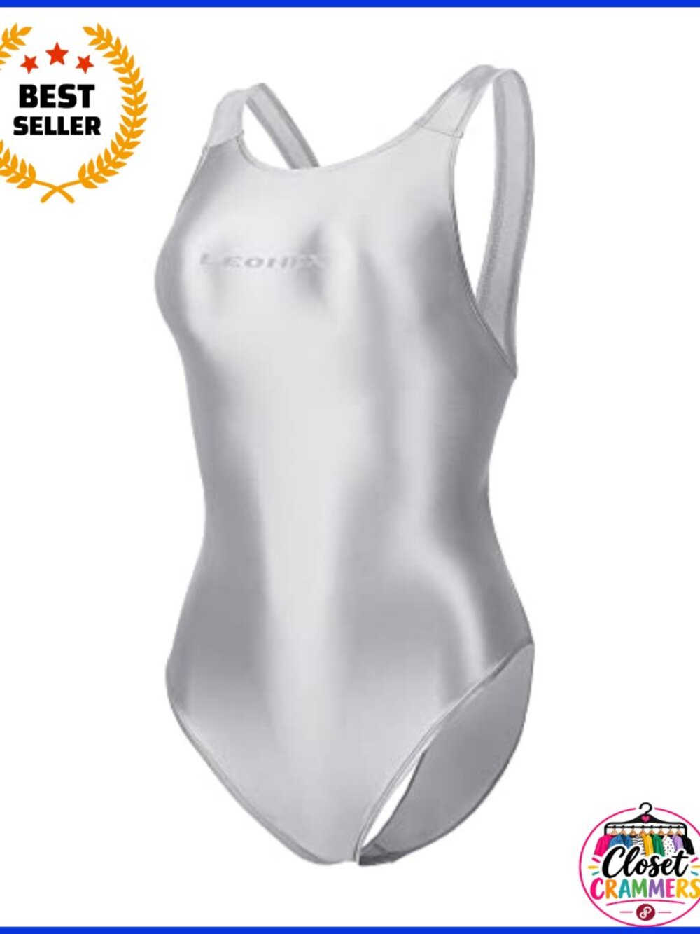 High Cut One Piece Swimsuit Nylon Spandex Cheeky Bathing Suit